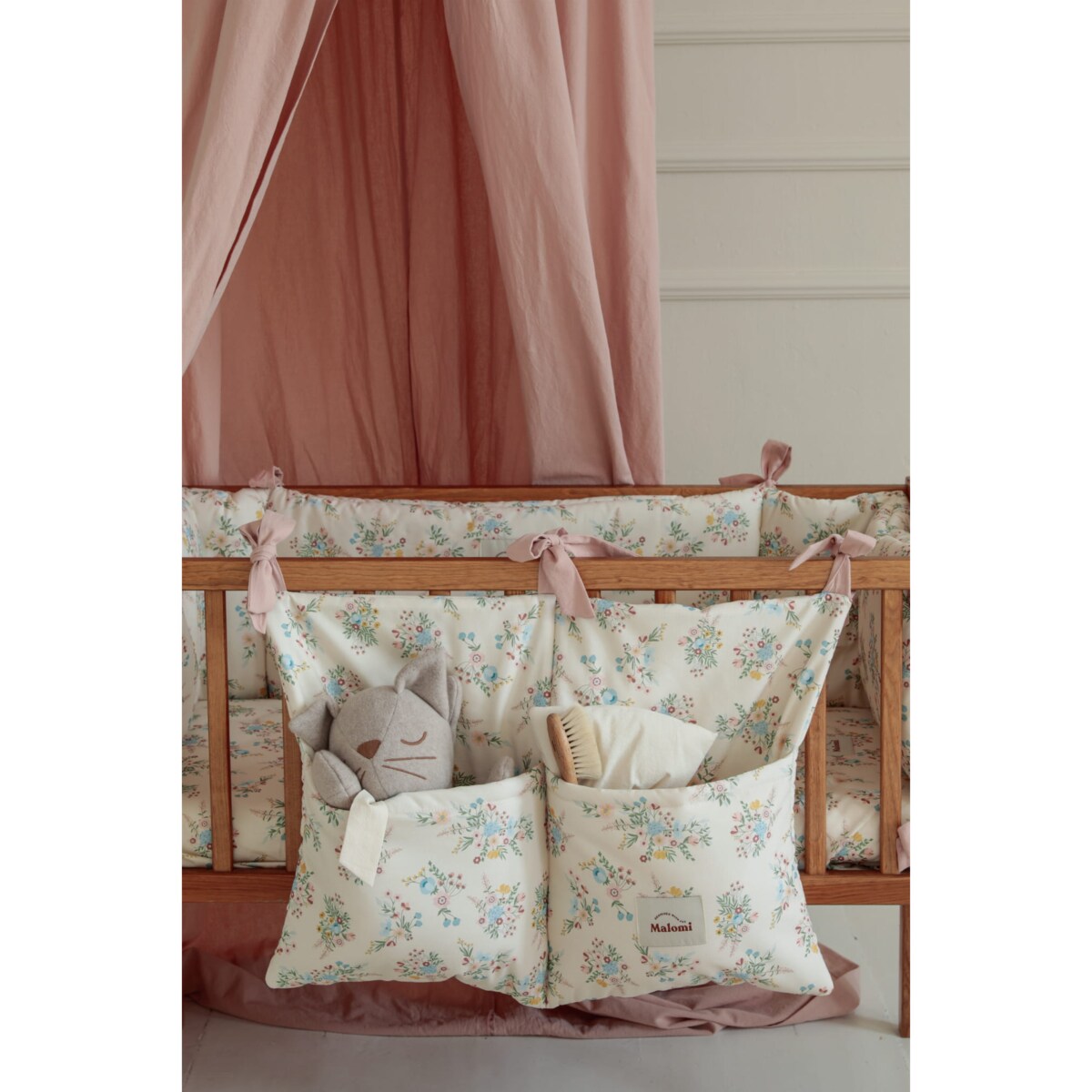 Organizer do łóżeczka Blooming Meadow