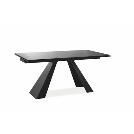 Stół rozkładany SALVADORE 160(240)x90 czarny mat