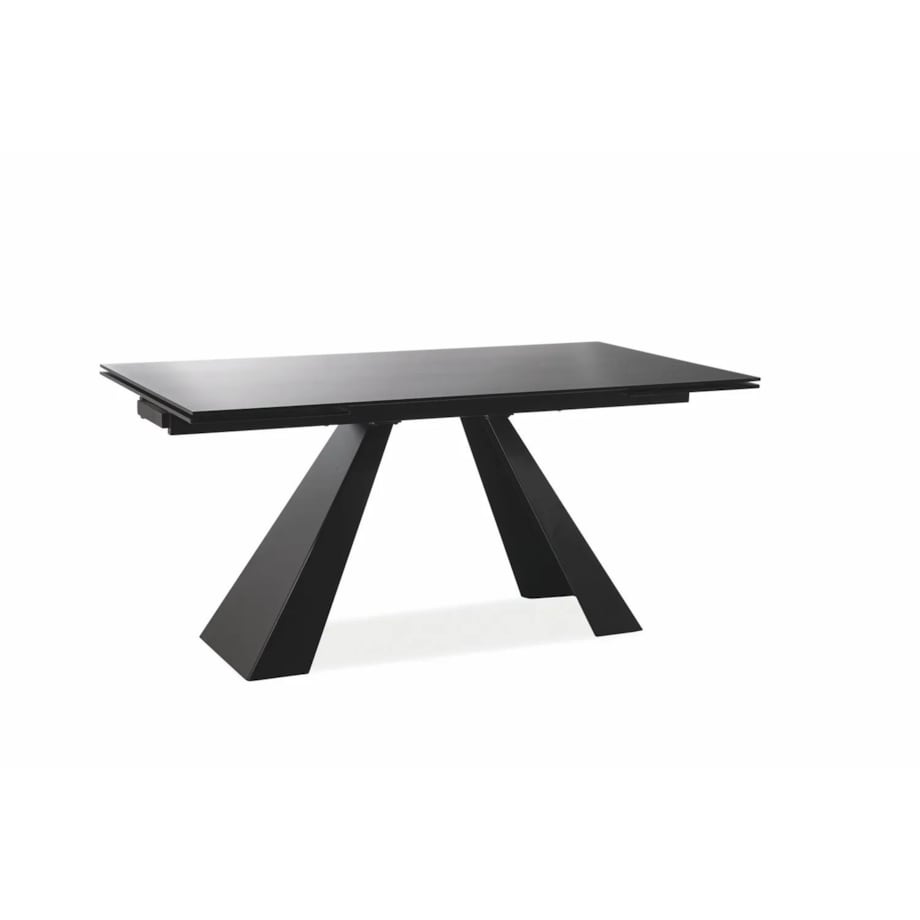 Stół rozkładany SALVADORE 160(240)x90 czarny mat