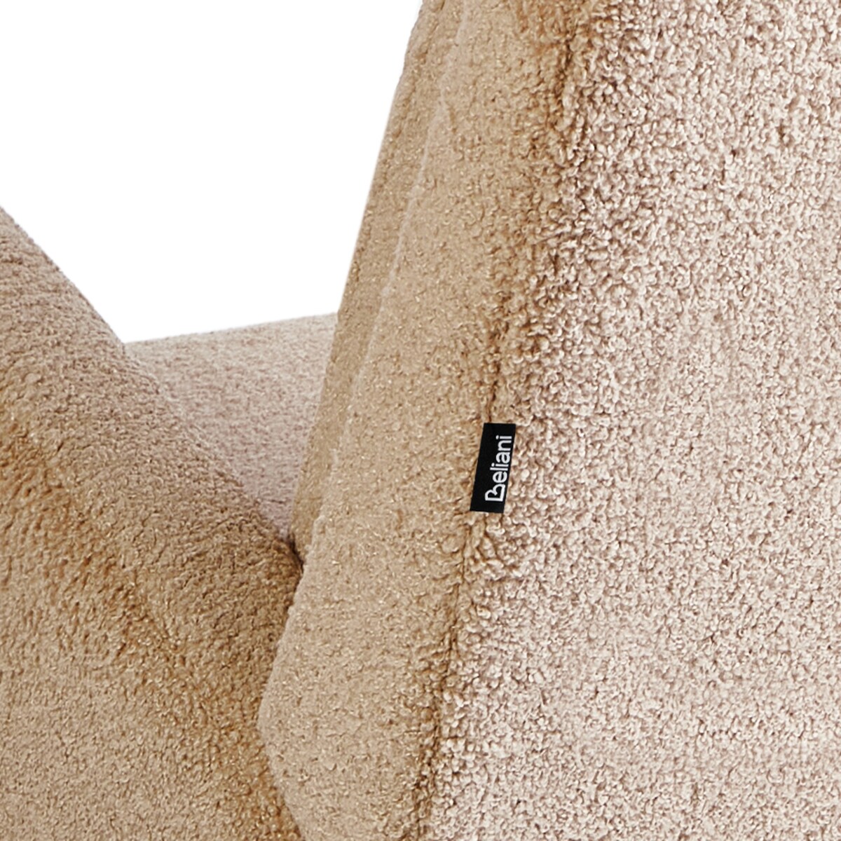 Fotel bujany ALSTA Boucle Beżowy