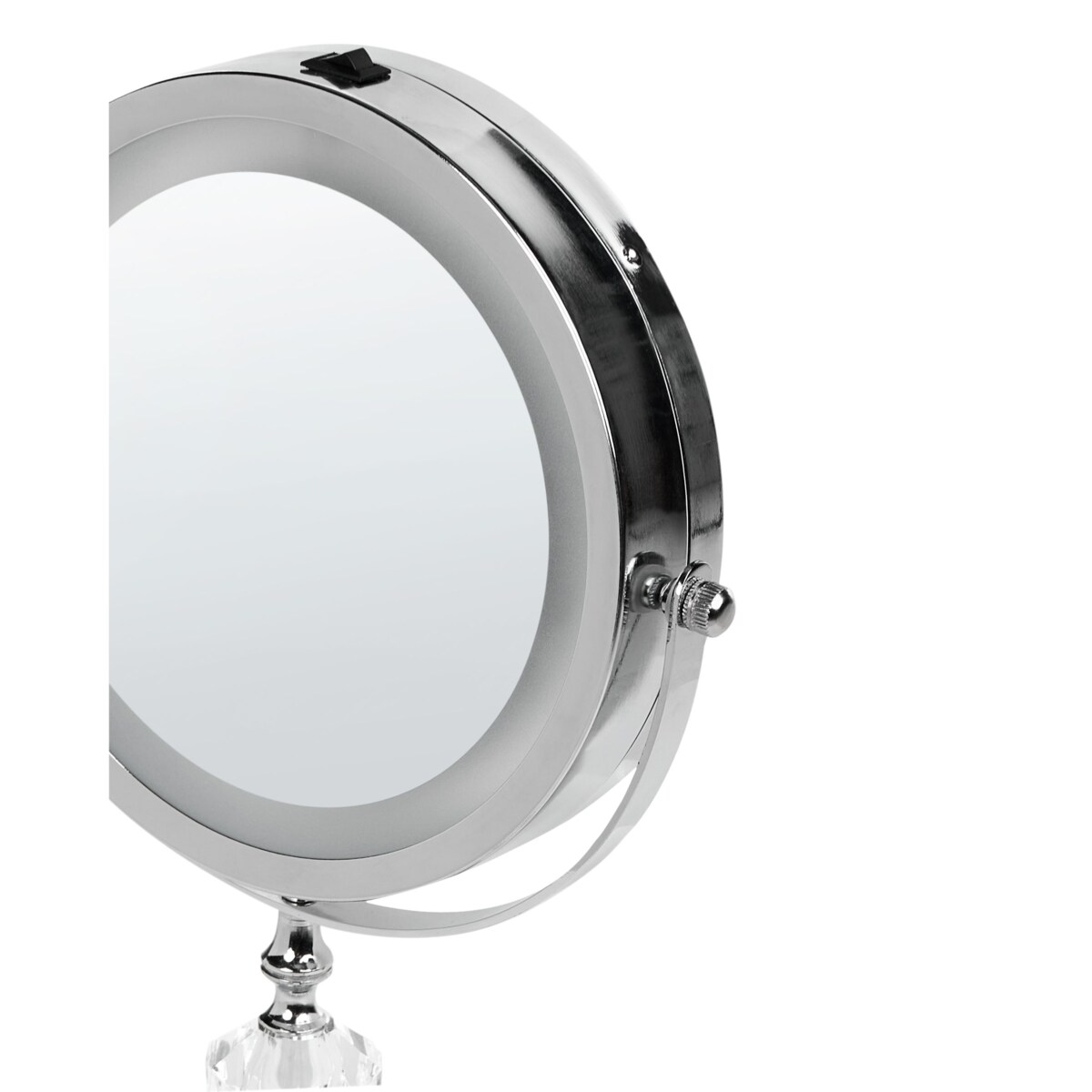 Lusterko kosmetyczne LED ø 20 cm srebrne LAON