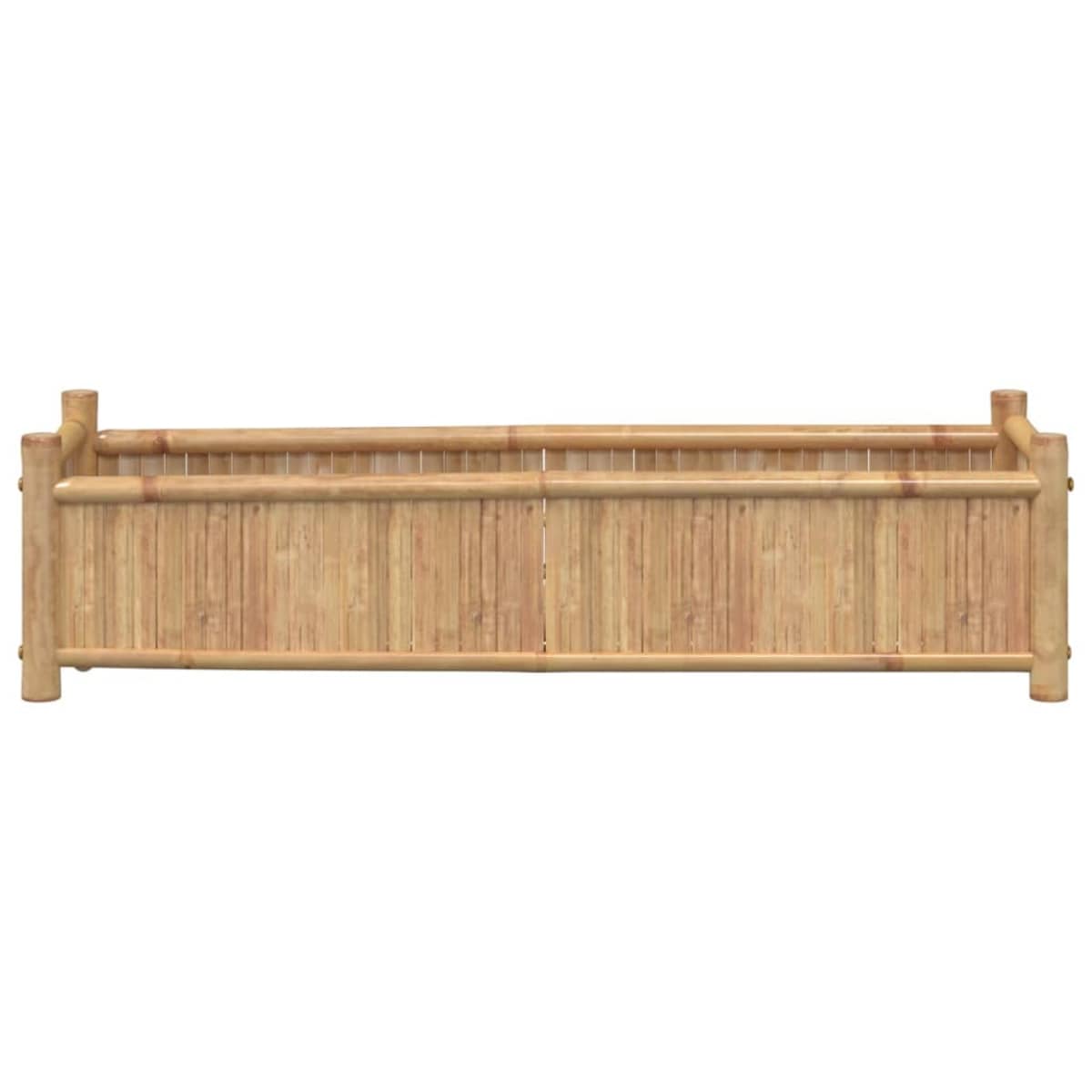 vidaXL Donica, 100x30x25 cm, bambusowa