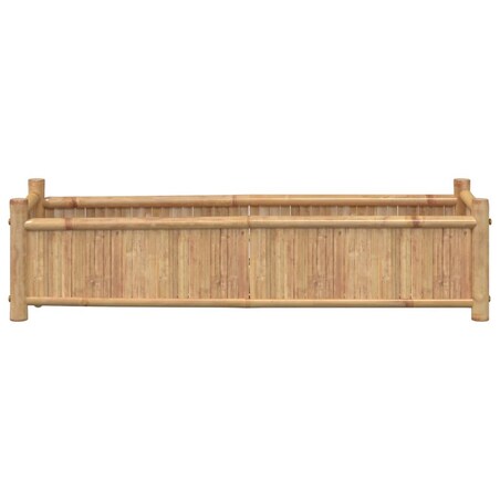 vidaXL Donica, 100x30x25 cm, bambusowa
