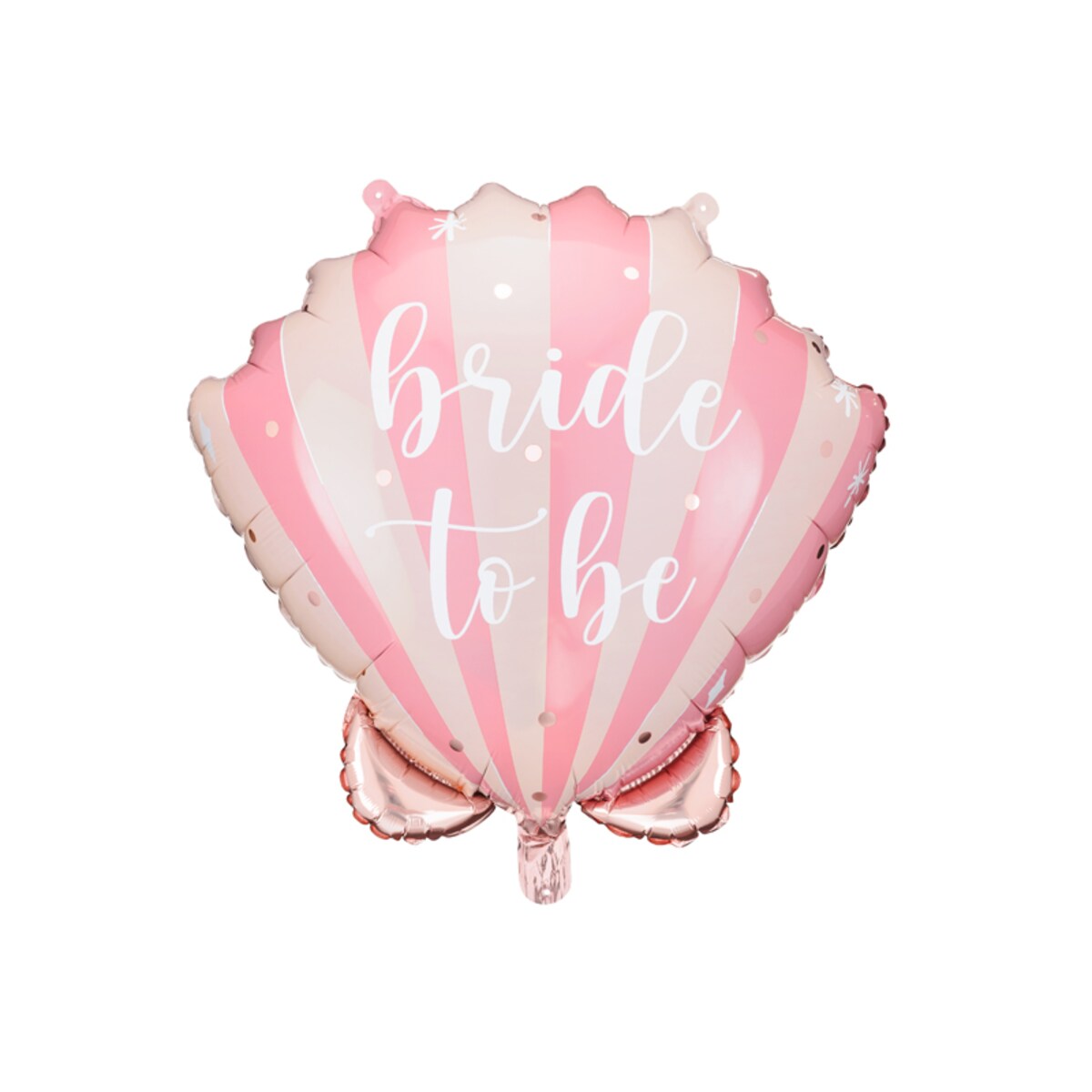 Balon foliowy Muszelka Bride to be, 52x50 cm, mix