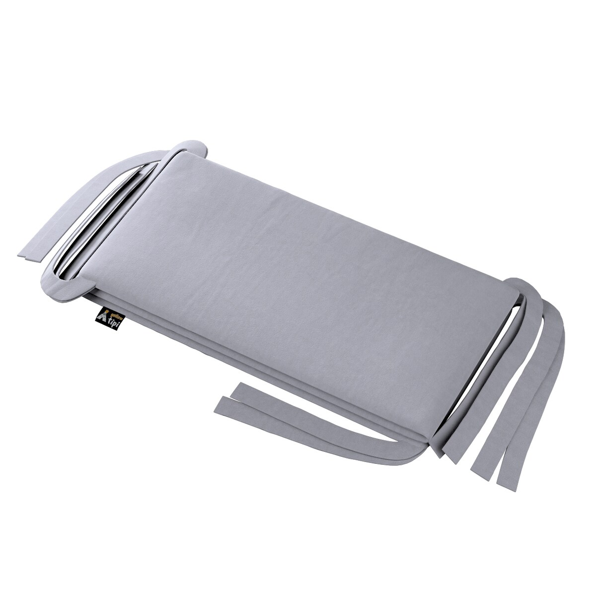 Ochraniacz do łóżeczka, srebrzysty szary, 180x30cm, Posh Velvet