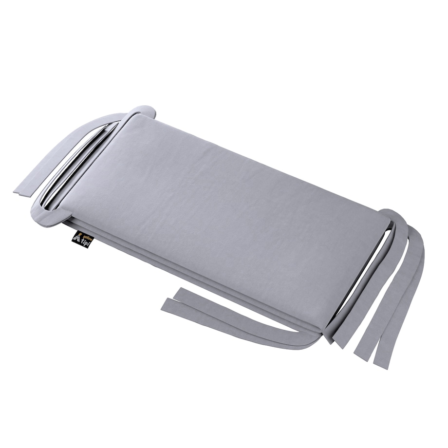 Ochraniacz do łóżeczka, srebrzysty szary, 180x30cm, Posh Velvet