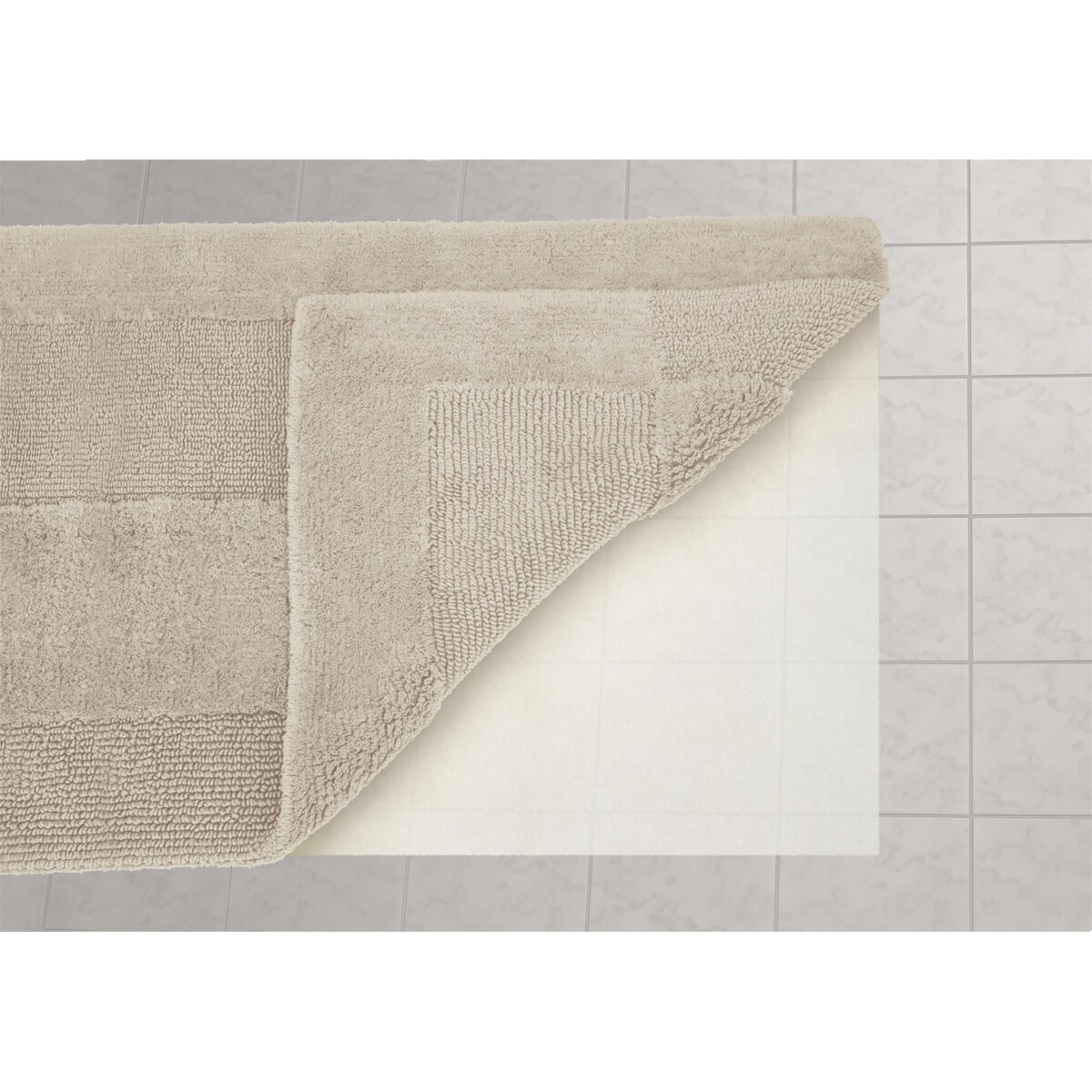 Kleine Wolke Podkład antypoślizgowy do dywaników łazienkowych 70x120 cm biały