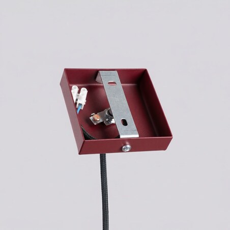Lampa wisząca PASTELO 1 burgund