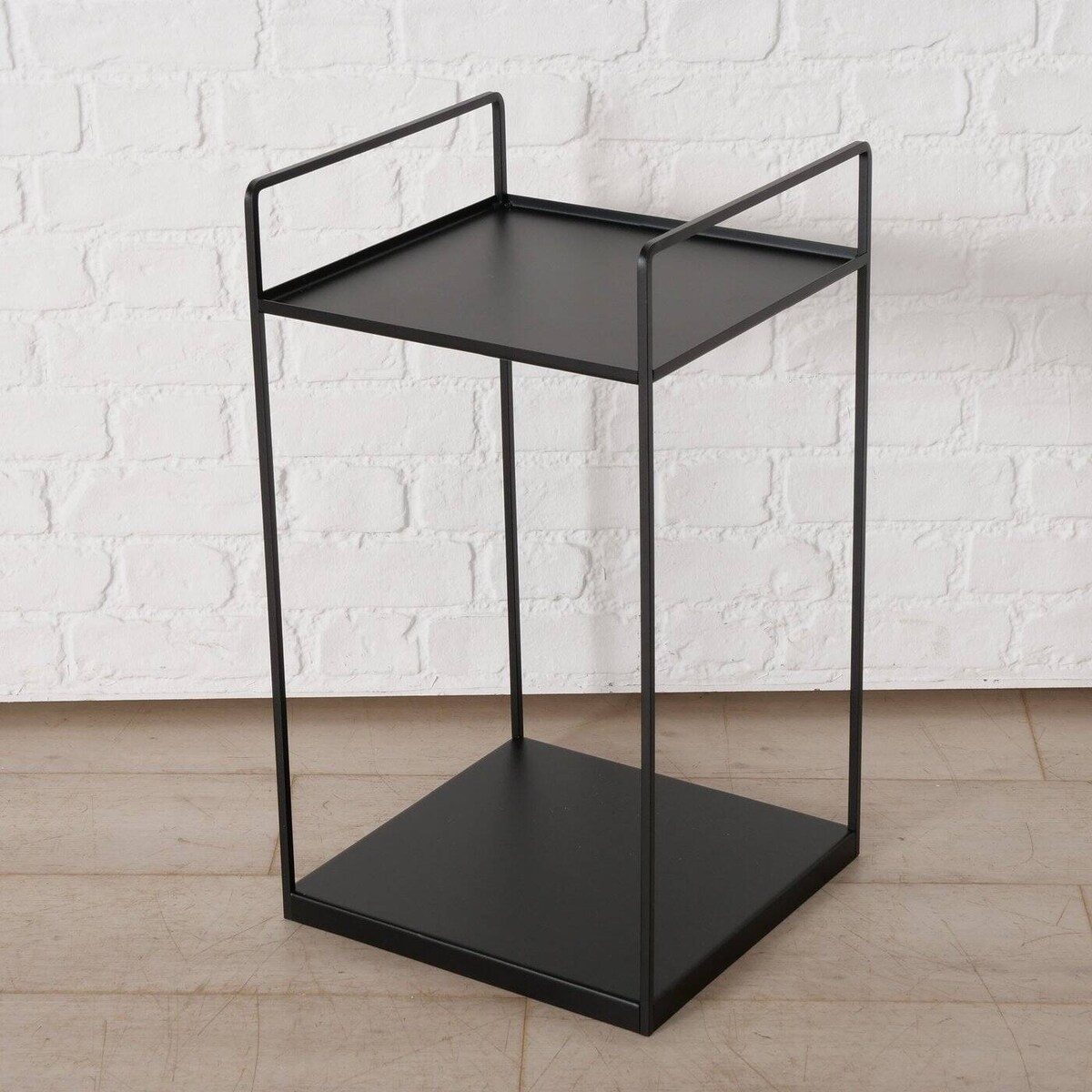 Stoliki kawowe loftowe czarne COMO, 2 sztuki