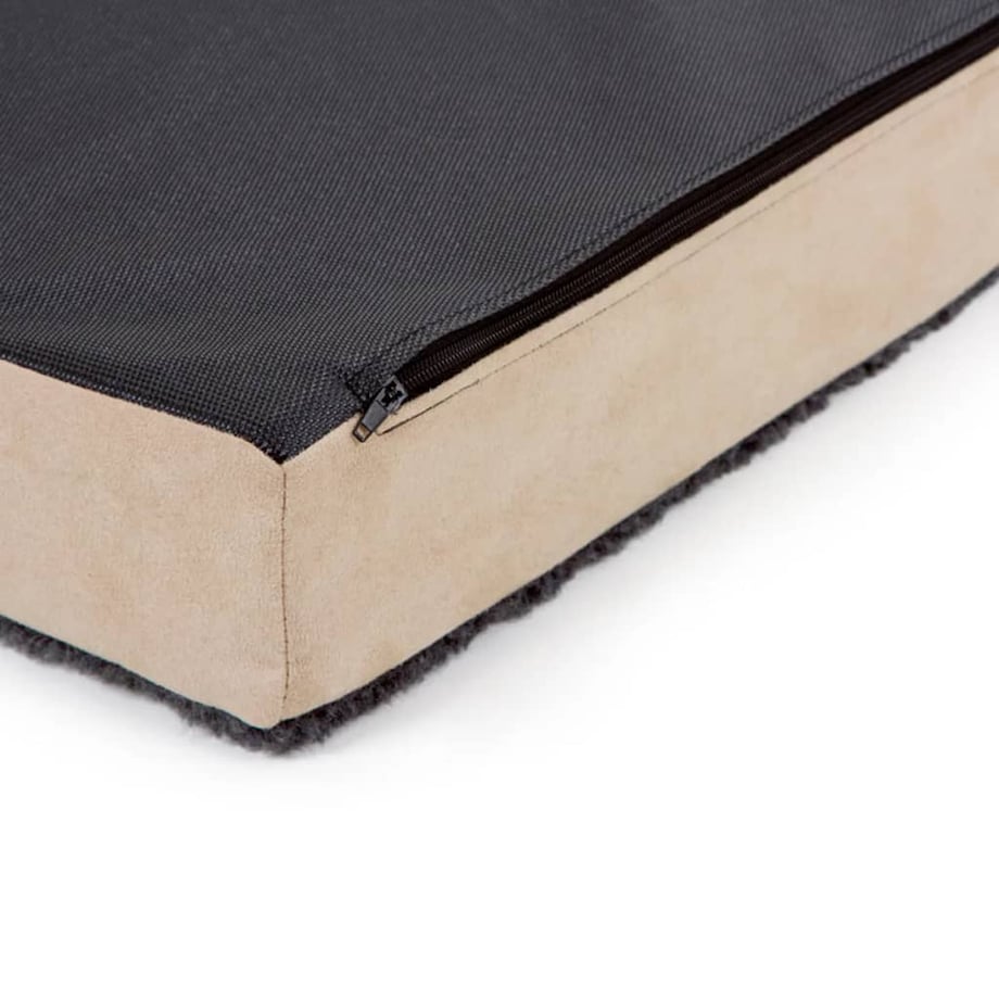 Kerbl Legowisko z pianki memory dla psa 115x75 cm, beżowo-szare, 80328