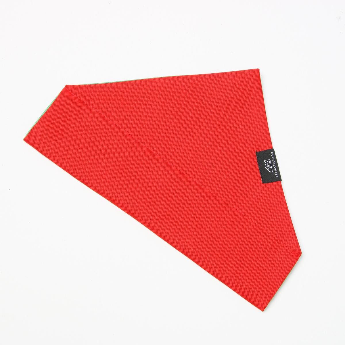 Bandanka "Zawstydzona biel" na obrożę - Rozmiar: M, Rodzaj: Do obroży