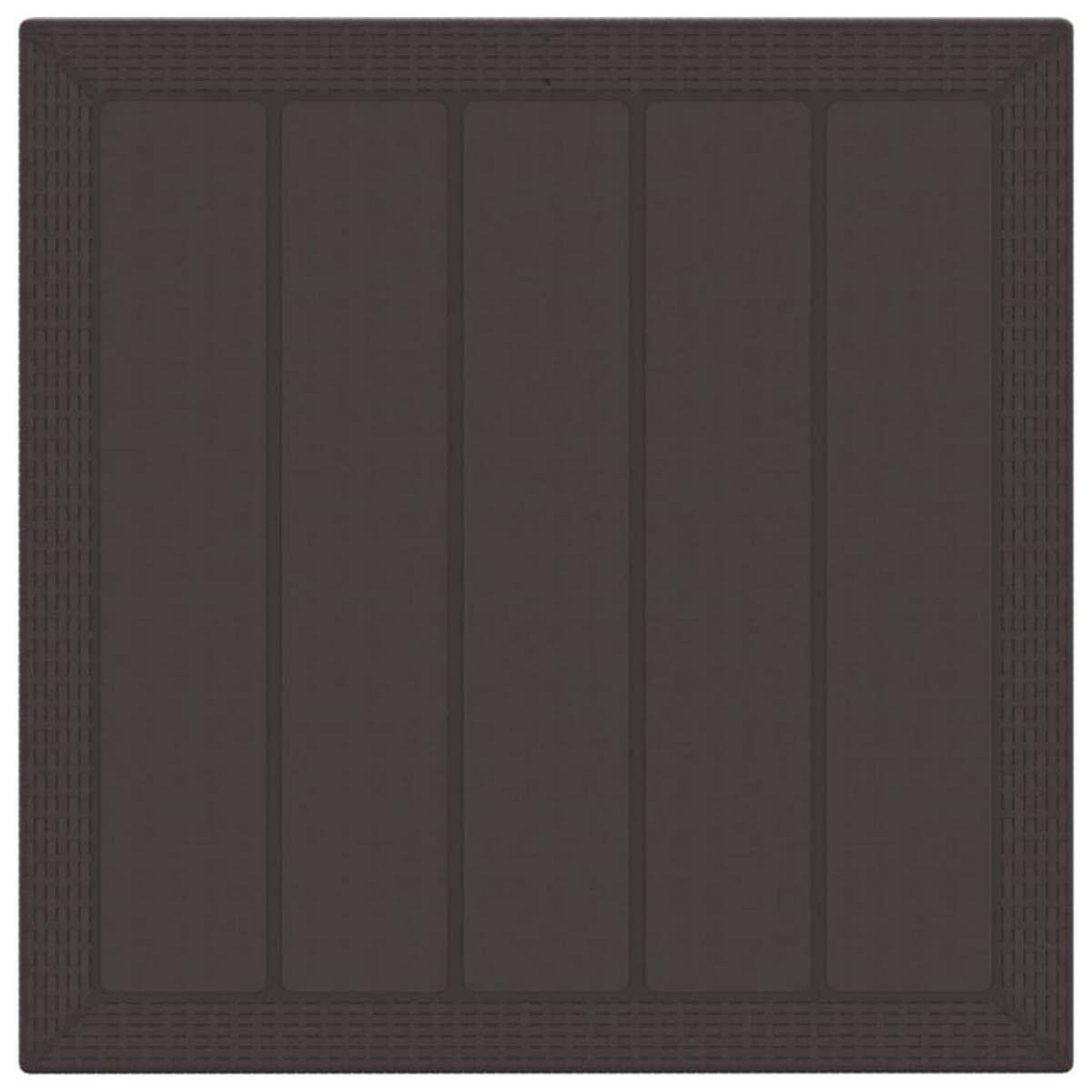 vidaXL Zestaw do jadalni w ogrodzie 5 pcs Brązowy Rattan Polt