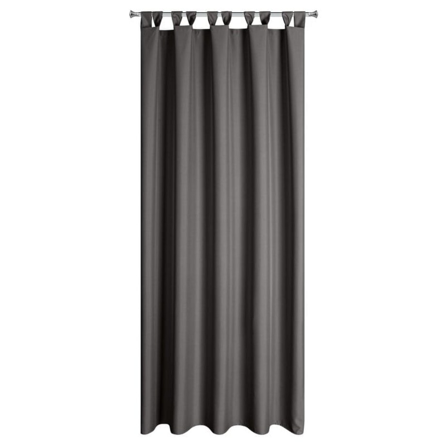 Zasłona Ogrodowa Tarasowa Wodoodporna na Szelkach 155 x 200 Ciemnoszara