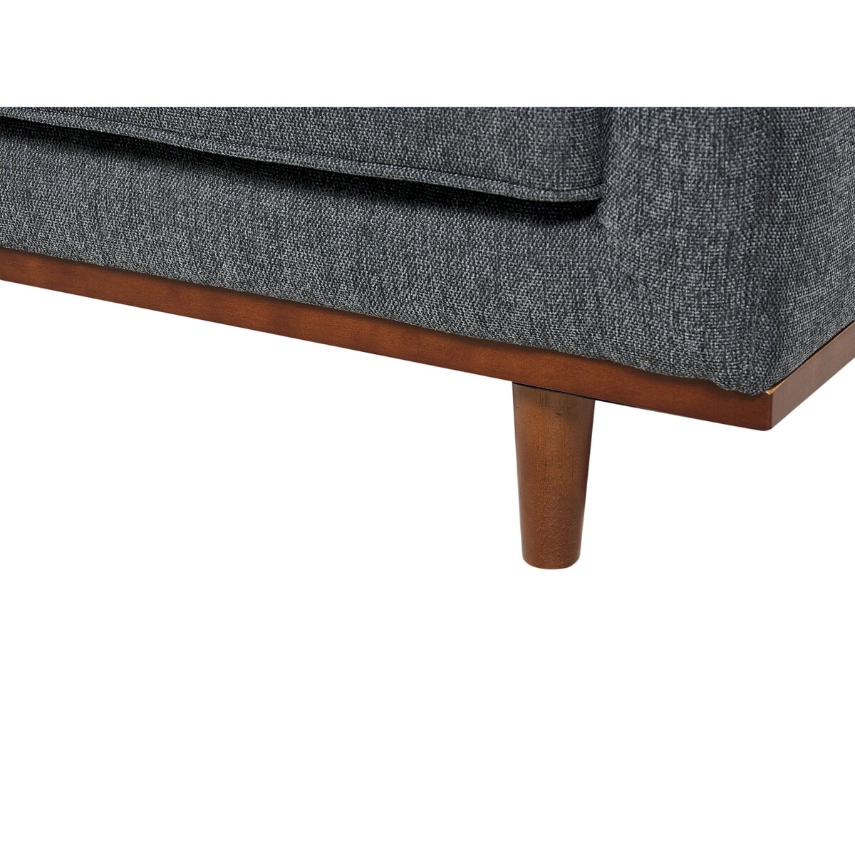 Sofa 3-osobowa ciemnoszara SKAULE