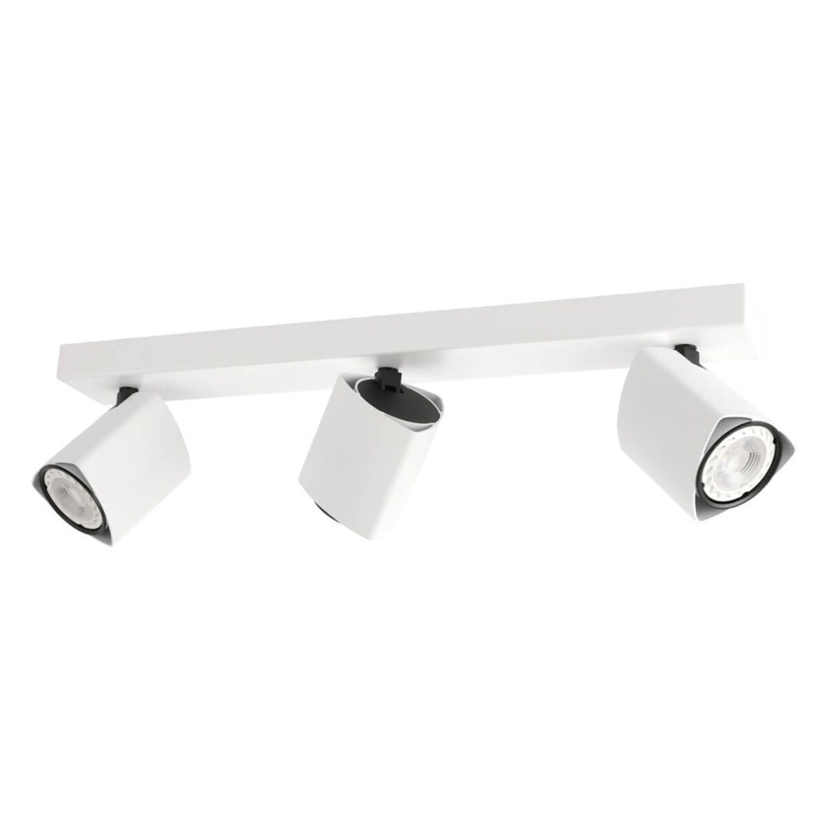 3-punktowa lampa sufitowa Merusa reflektorki do holu białe