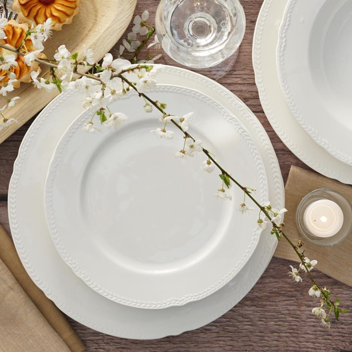 VILLA ITALIA Talerz płytki porcelanowy 26 cm LOZANO