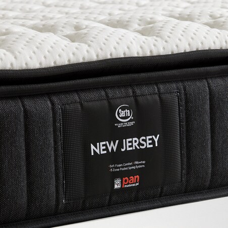Materac hybrydowy 120x200 model NEW JERSEY marki PAN MATERAC sprężynowy
