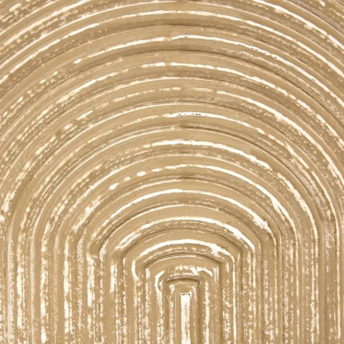 Lustro wiszące z MDF, brązowe-postarzane, 145x90 cm, Anouk