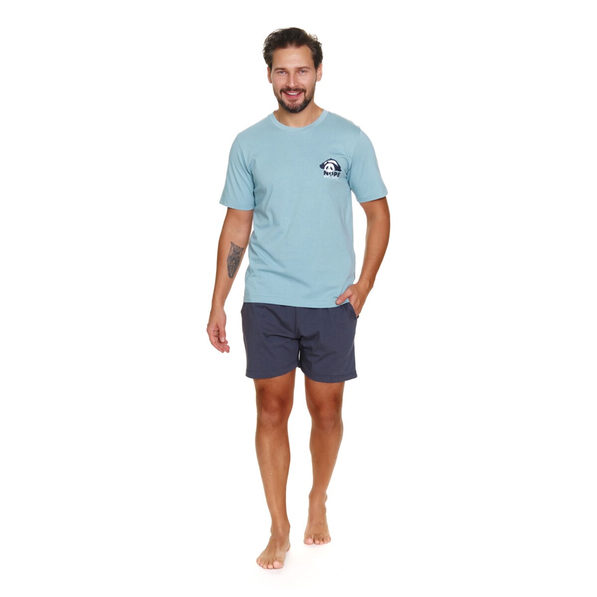 Doctor Nap Niebieska piżama męska - XL