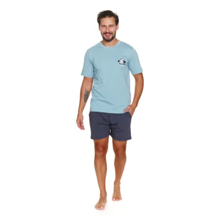 Doctor Nap Niebieska piżama męska - XL