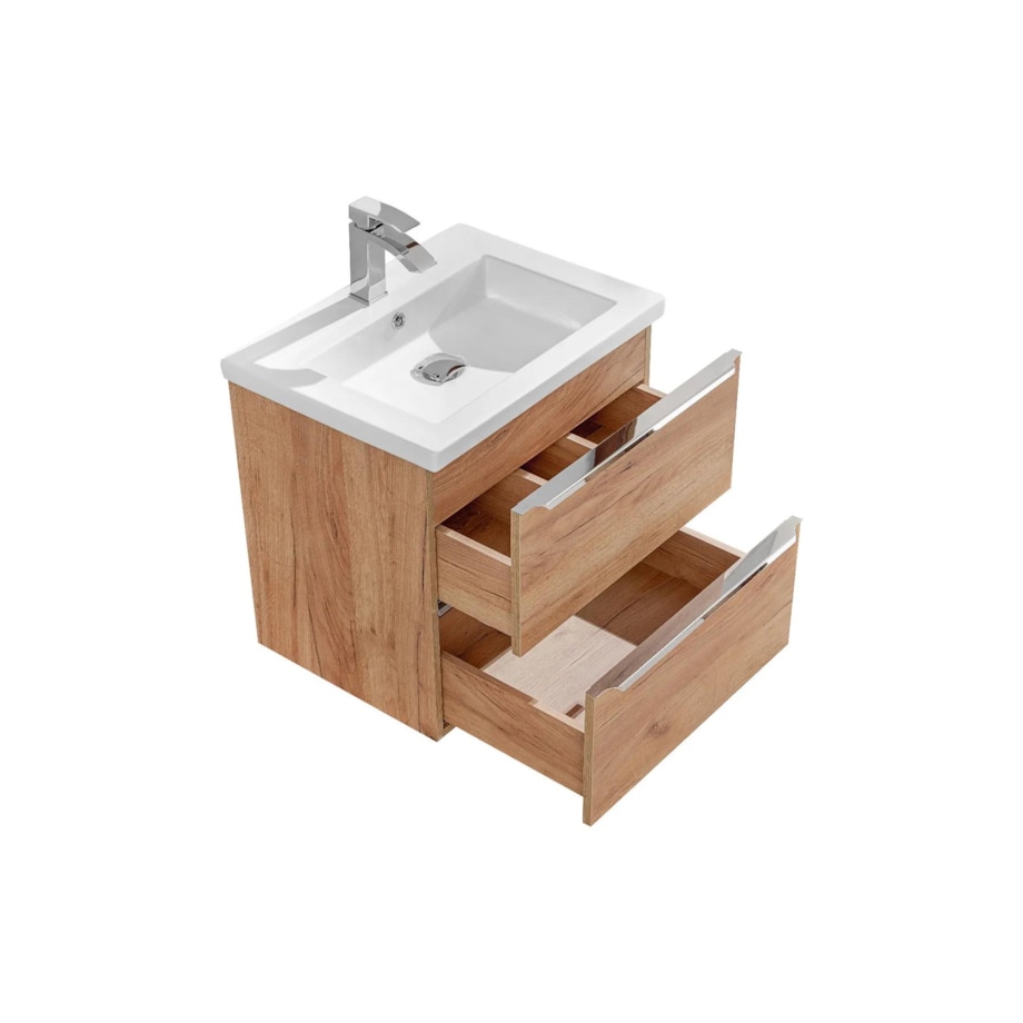 Szafka pod umywalkę CAPRI 820 60 cm dąb