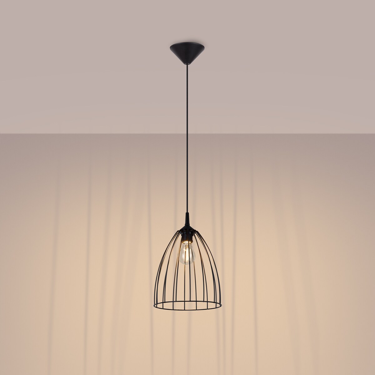 Lampa wisząca RITZ czarna