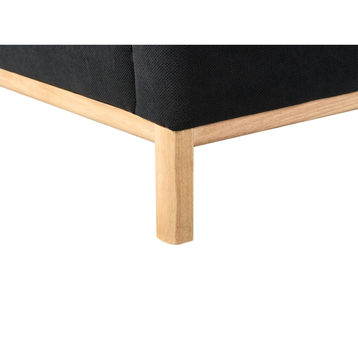 Sofa narożna prawostronna SOSJO Czarny