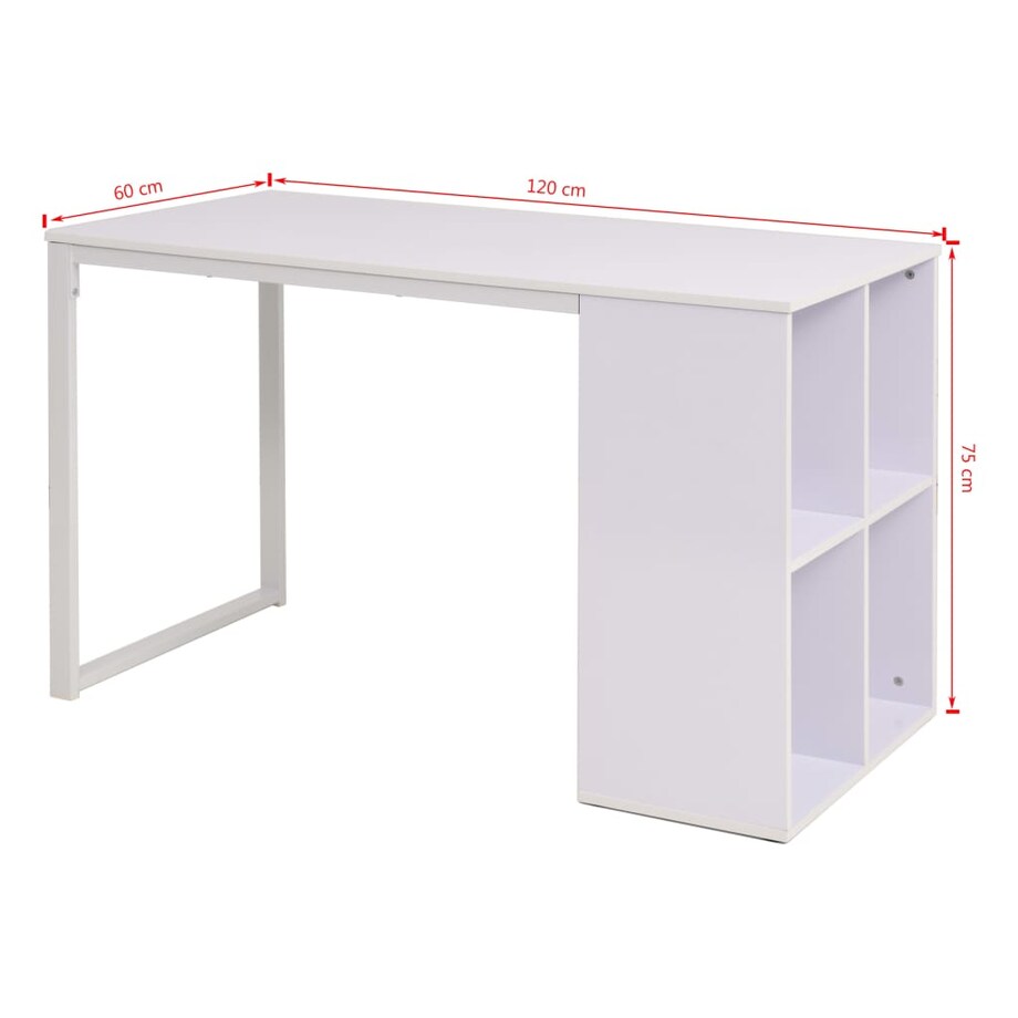 vidaXL Biurko 120 x 60 x 75 cm, białe