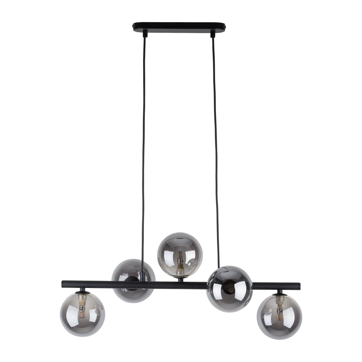 Loftowa lampa wisząca do jadalni ESTERA 6707 TK Lighting kule czarne