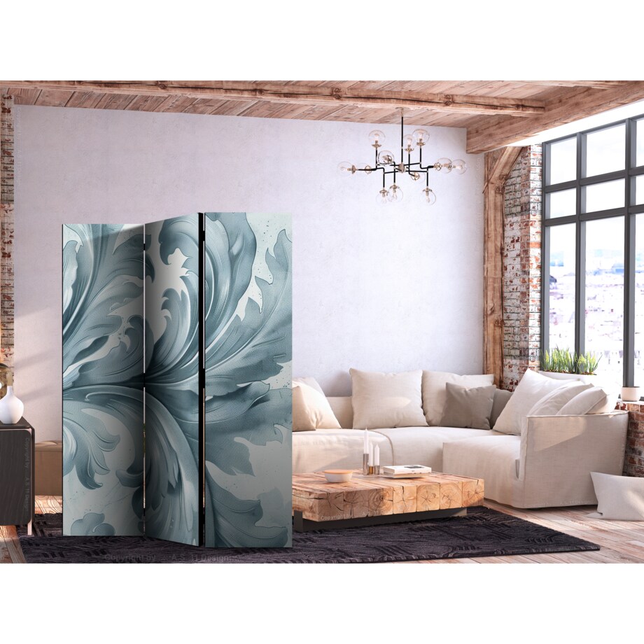 Parawan Akustyczny Kamienne Barokowe Ornamenty 135x172cm