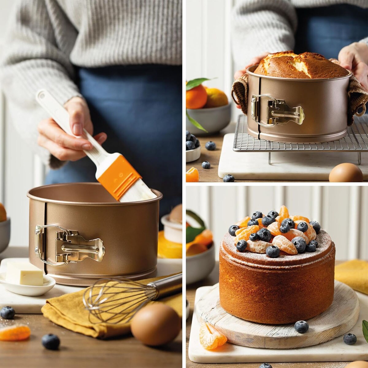 Decora tortownica złota Gold Line 16,5 x 10 cm