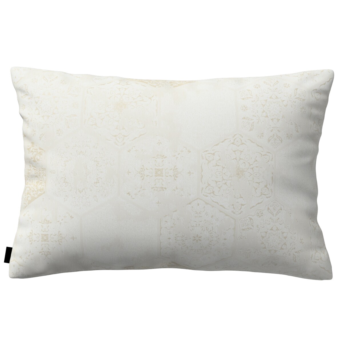 Poszewka Kinga na poduszkę prostokątną 47x28 ecru ornament