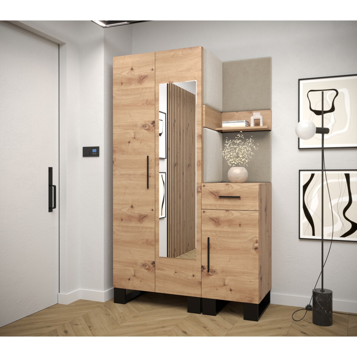 Garderoba do przedpokoju Abiks ARTIN 16 artisan+manila02