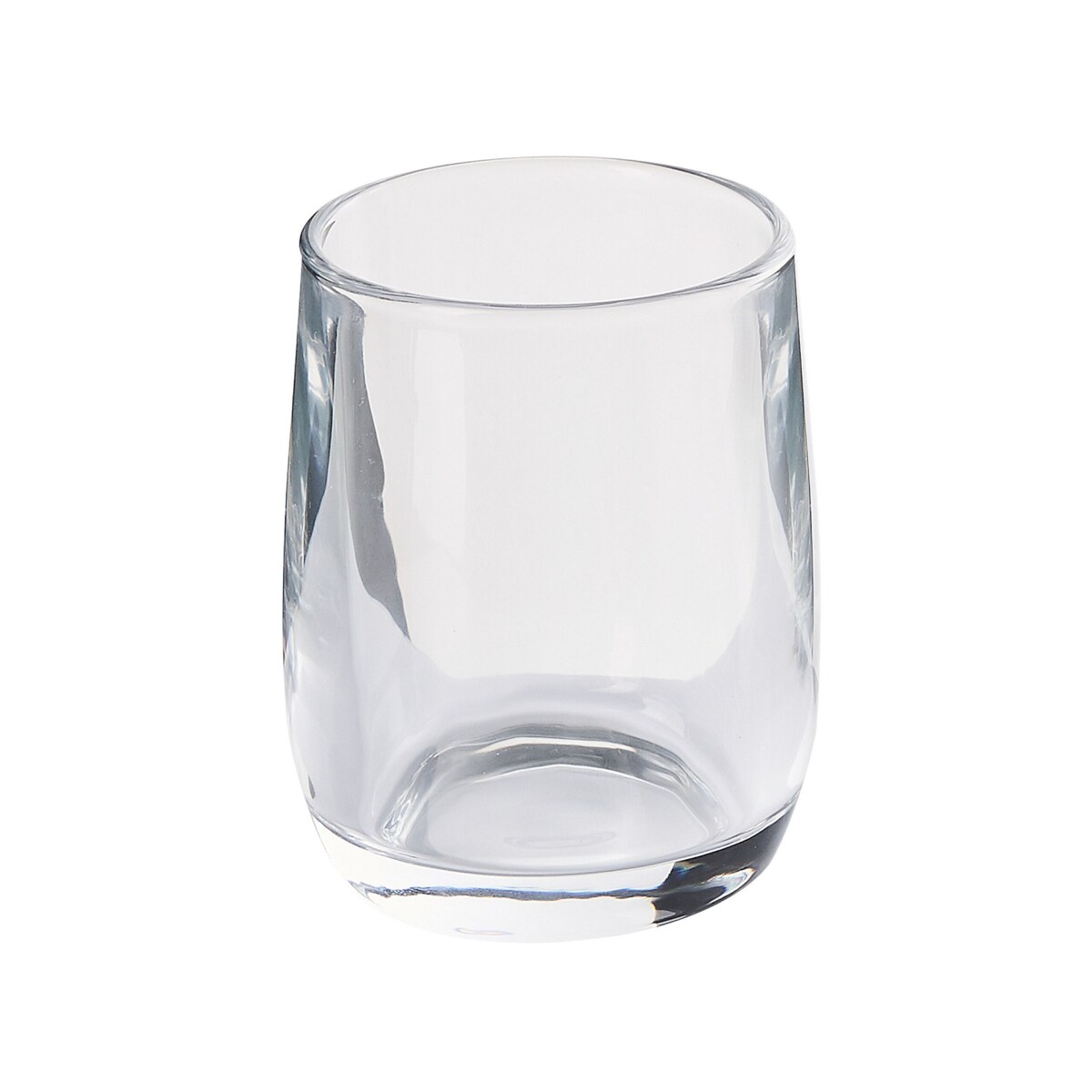 4-częściowy zestaw akcesoriów łazienkowych szklany przezroczysty SONORA