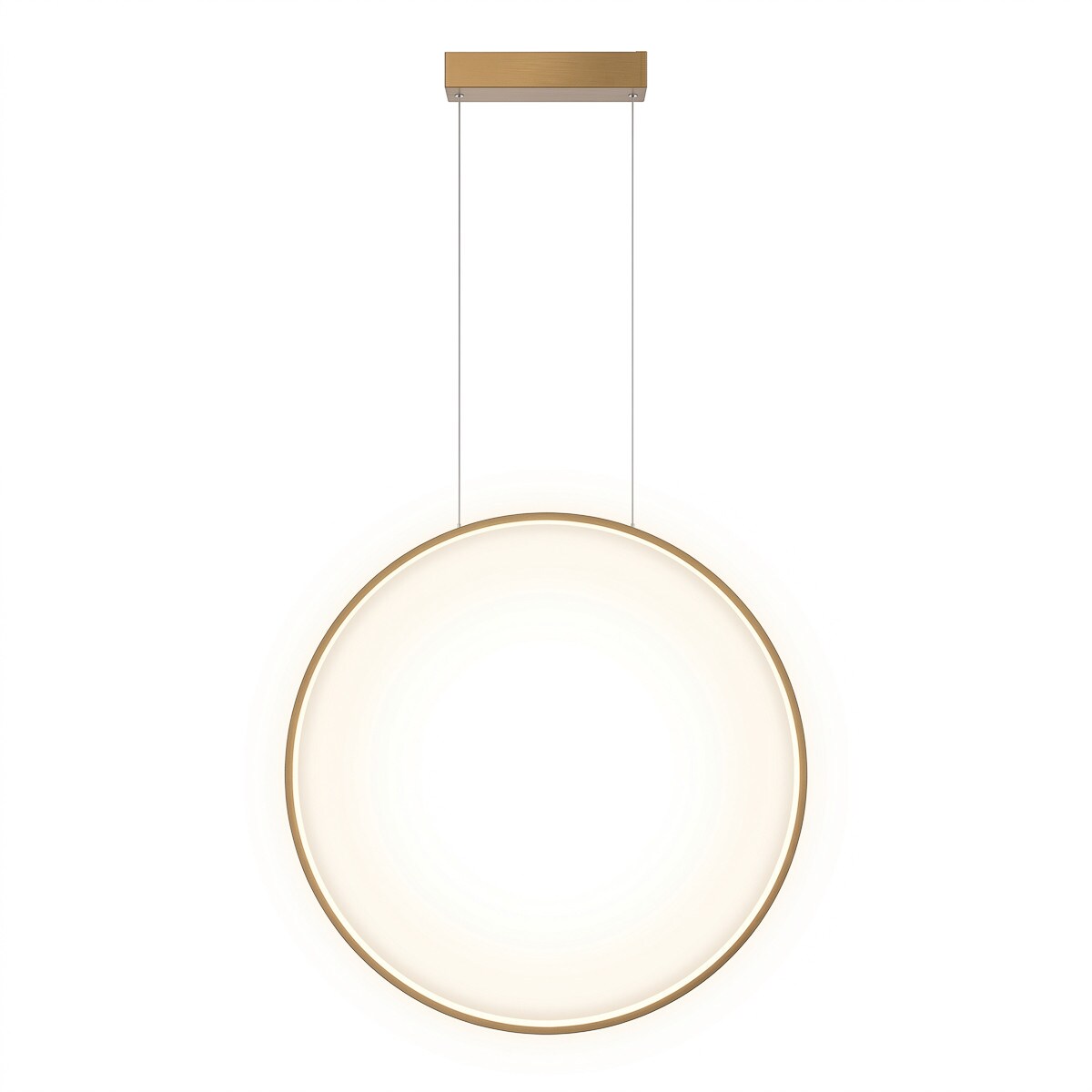 Lampa sufitowa wisząca Light Prestige Mirror złoty LED CCT 3000K/4000K/6000K (regulowana) 1 szt.