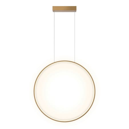 Lampa sufitowa wisząca Light Prestige Mirror złoty LED CCT 3000K/4000K/6000K (regulowana) 1 szt.