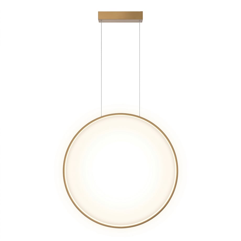 Lampa sufitowa wisząca Light Prestige Mirror złoty LED CCT 3000K/4000K/6000K (regulowana) 1 szt.