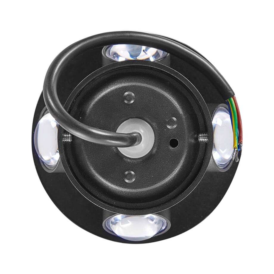 Zestaw 2 lamp ściennych zewnętrznych LED czarny MAURICE