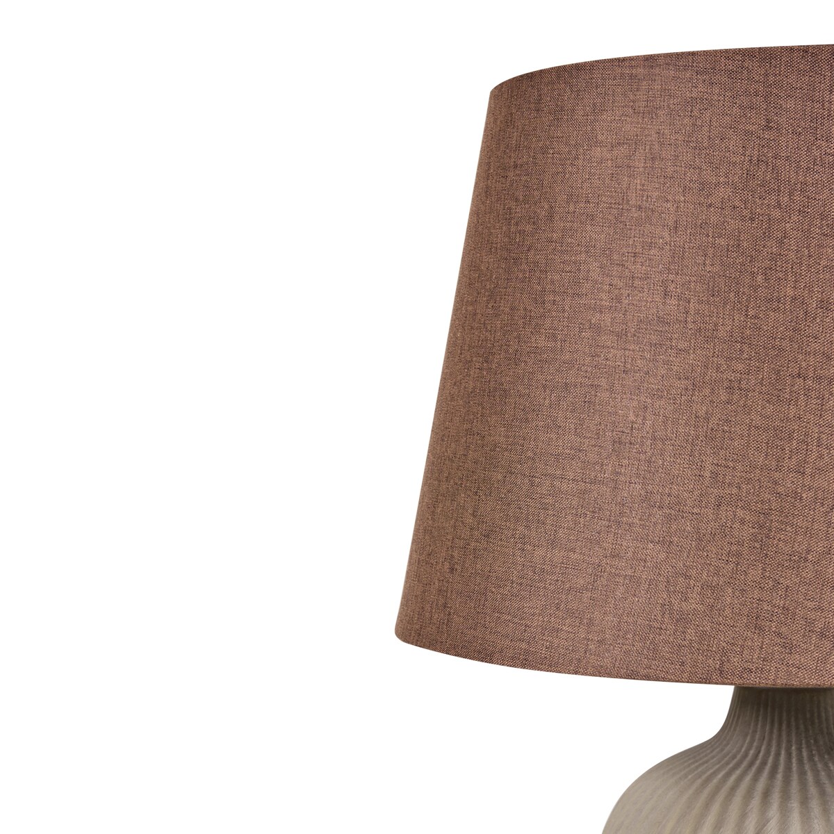 Lampa stołowa FERGUS Ceramika Brązowy