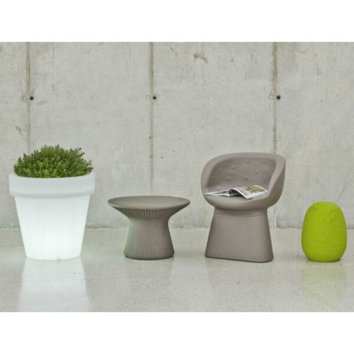 Donica tarasowa RGB Magnolia LUMMG060SSNW King Home IP65 biała