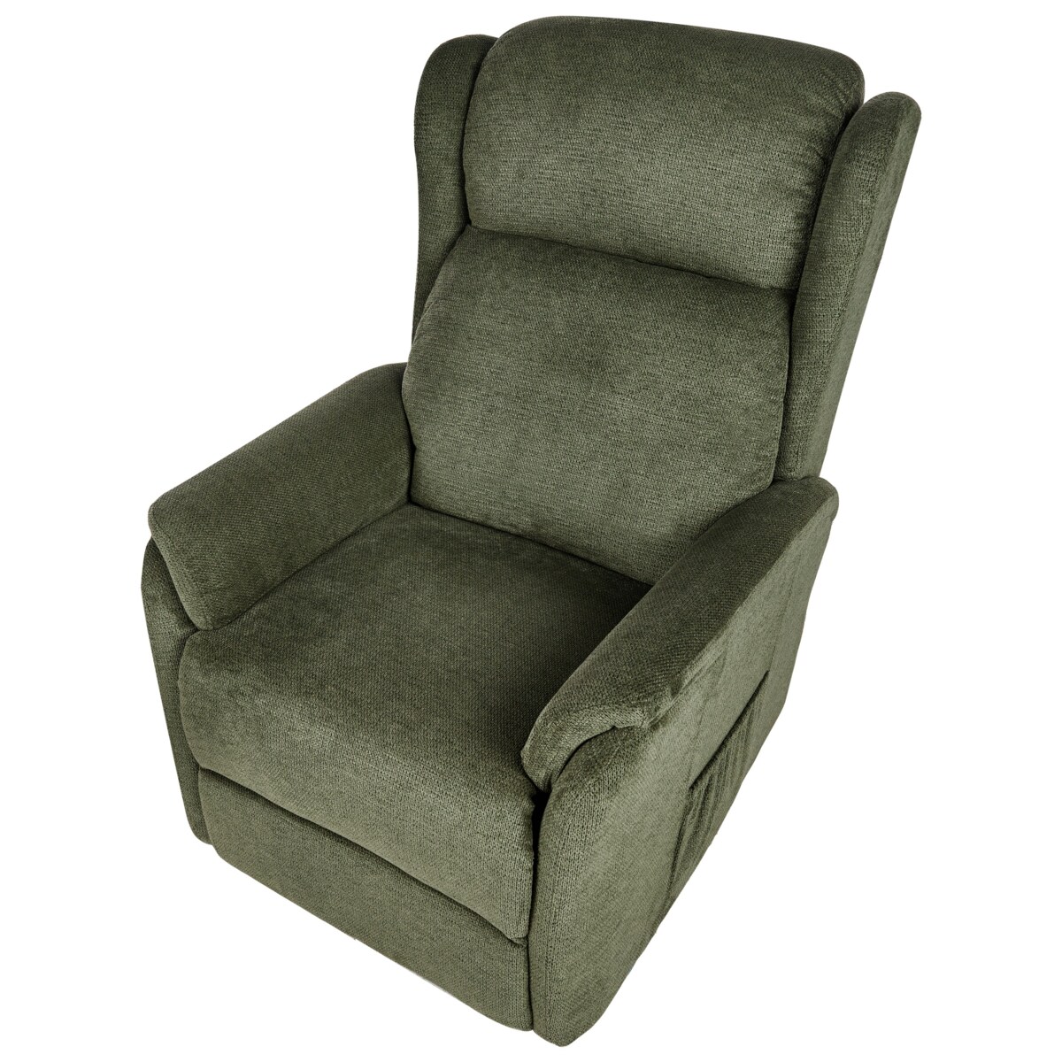 Elektryczny fotel rozkładany ELEGY Tkanina Zielony