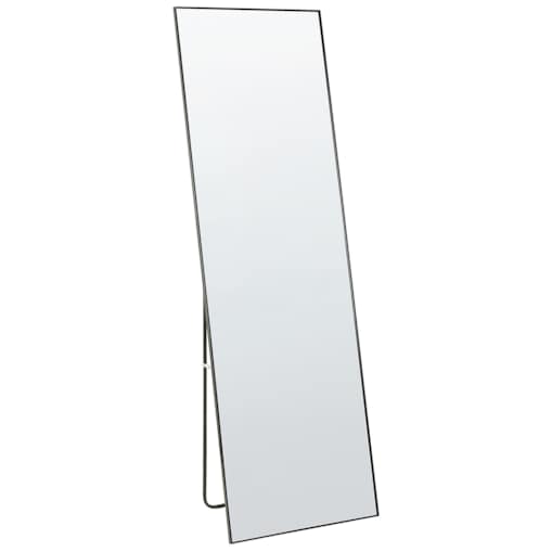 Lustro stojące 50 x 156 cm czarne BEAUVAIS