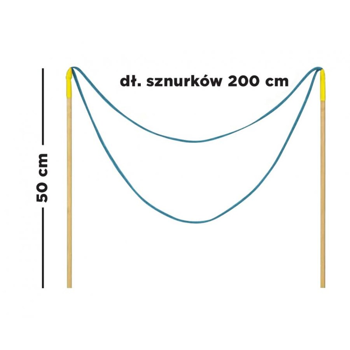 Kijki do baniek mydlanych Pętelka, 200 cm