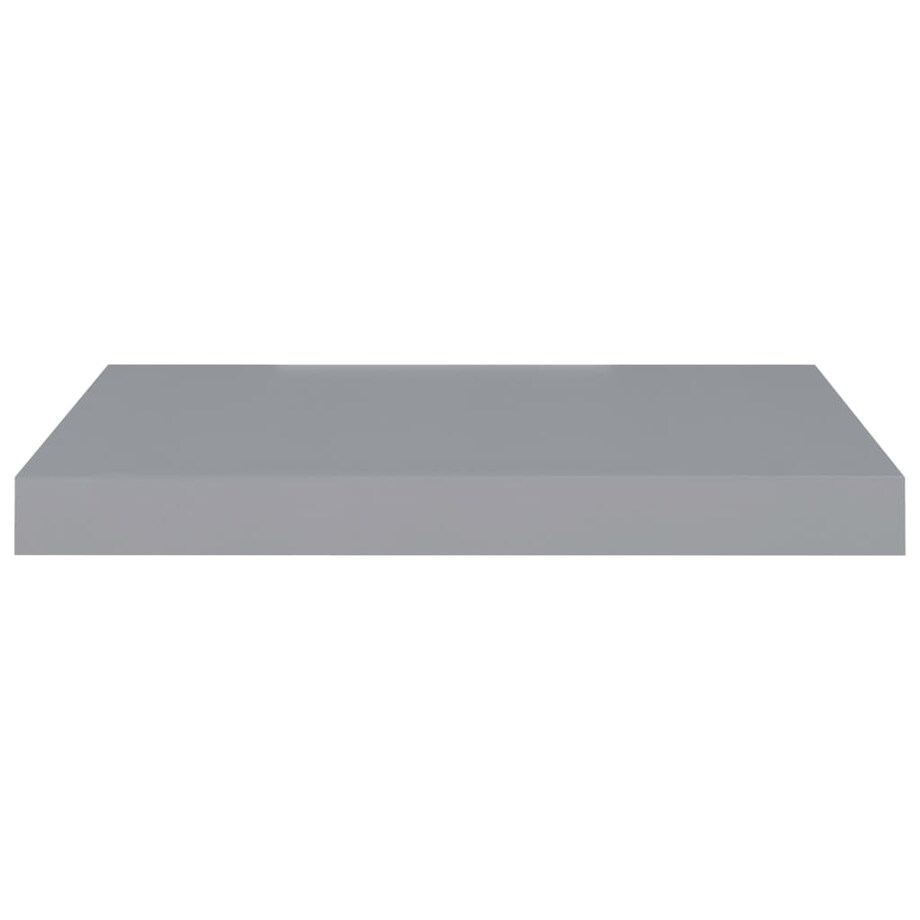 vidaXL Półki ścienne, 4 szt., szare, 50x23x3,8 cm, MDF