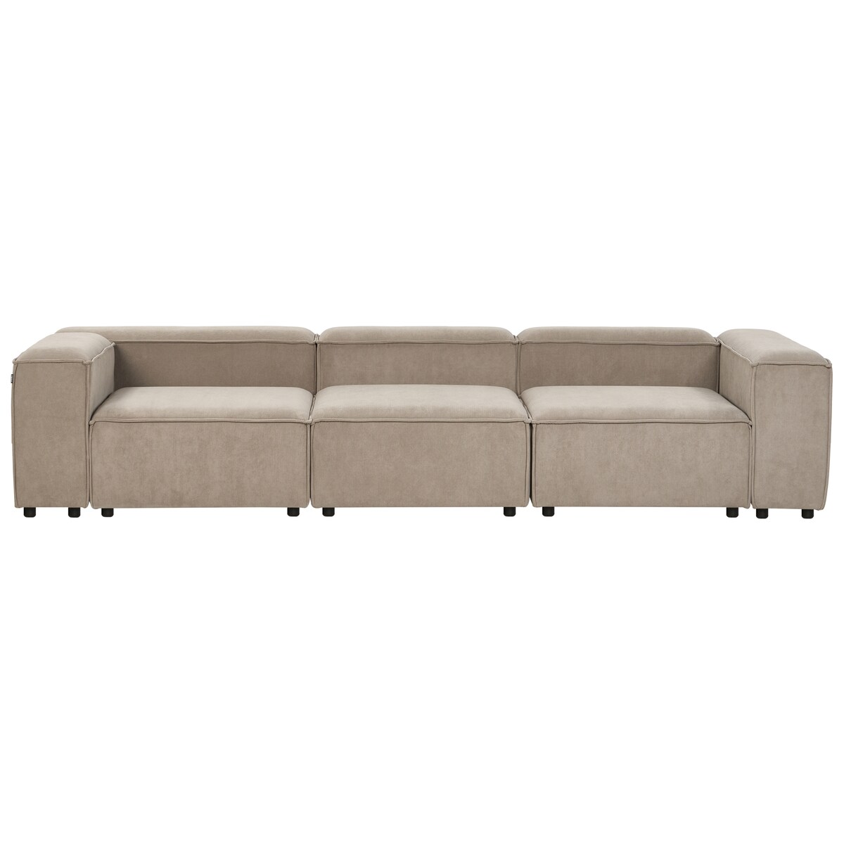 ARDAL dla 3 osób Sofa modułowa Jasnobrązowy Sztruks