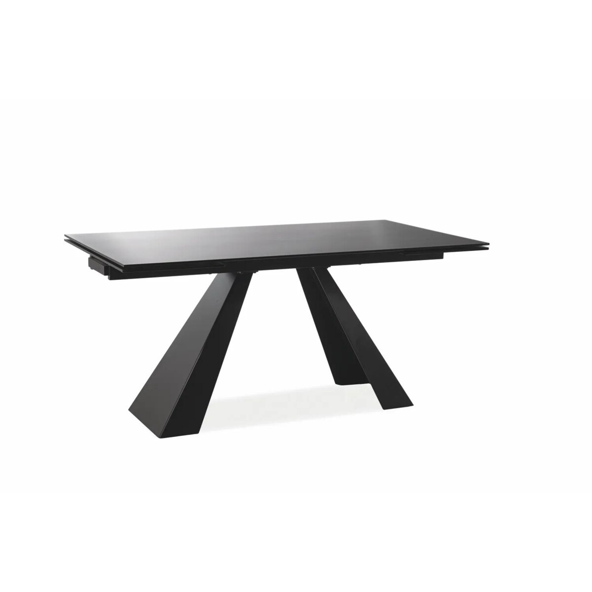Stół rozkładany SALVADORE 160(240)x90 czarny mat