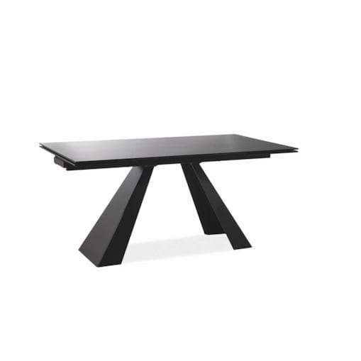Stół rozkładany SALVADORE 160(240)x90 czarny mat