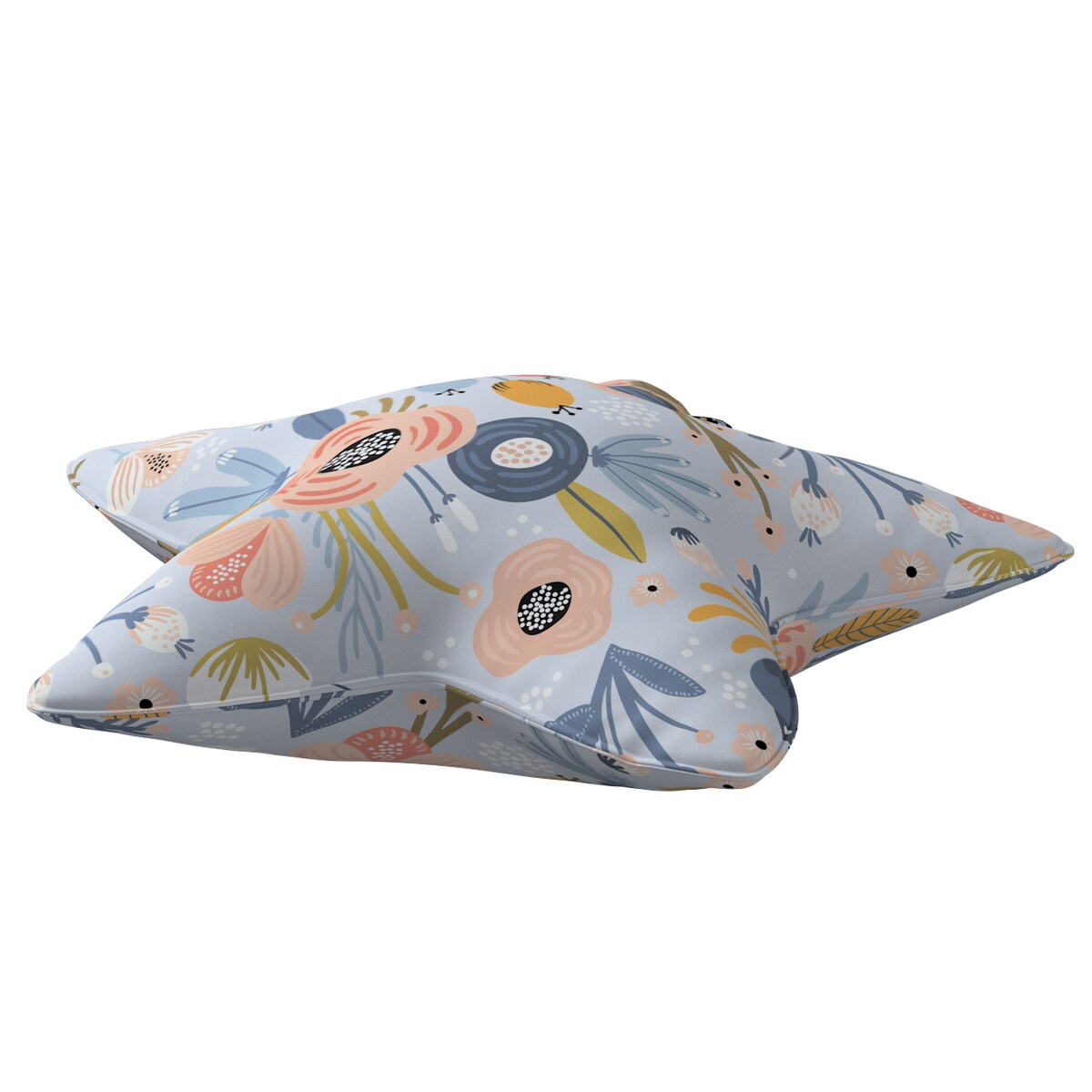 Poduszka Lucky Star, niebieski, 52x15x52cm, Magic Collection