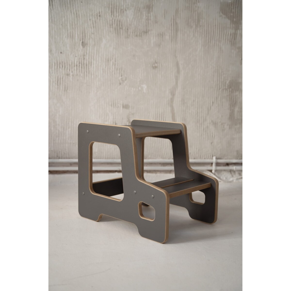 Podest - schodki - szary