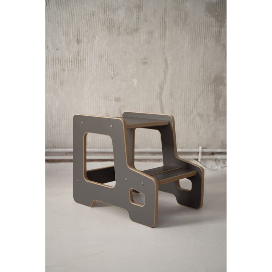 Podest - schodki - szary